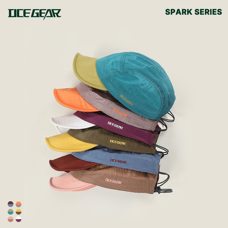 Packable Hat Nylon - 30g Ultralekka 5-panelowa czapka trekkingowa, wodoodporna,
