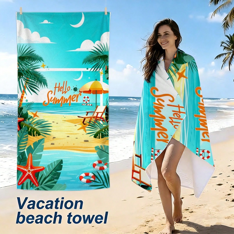 Beach Towel Large - Ręcznik plażowy z mikrofibry w stylu