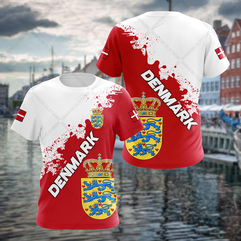 Tee Graphic Print - Męskie luźne, oversize'owe koszulki z krótkim