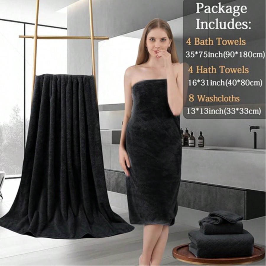 Beach Towel Large - Zestaw dużych ręczników kąpielowych, luksusowy, nowoczesny
