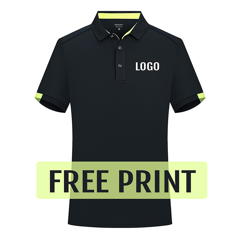 Shirt Camp Collar - Letnie szybkoschnące koszulki polo z bezpłatnym