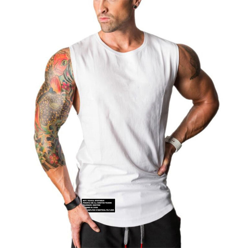 Tank Top Muscle - Męski letni bezrękawnik oddychający, chłodny, do