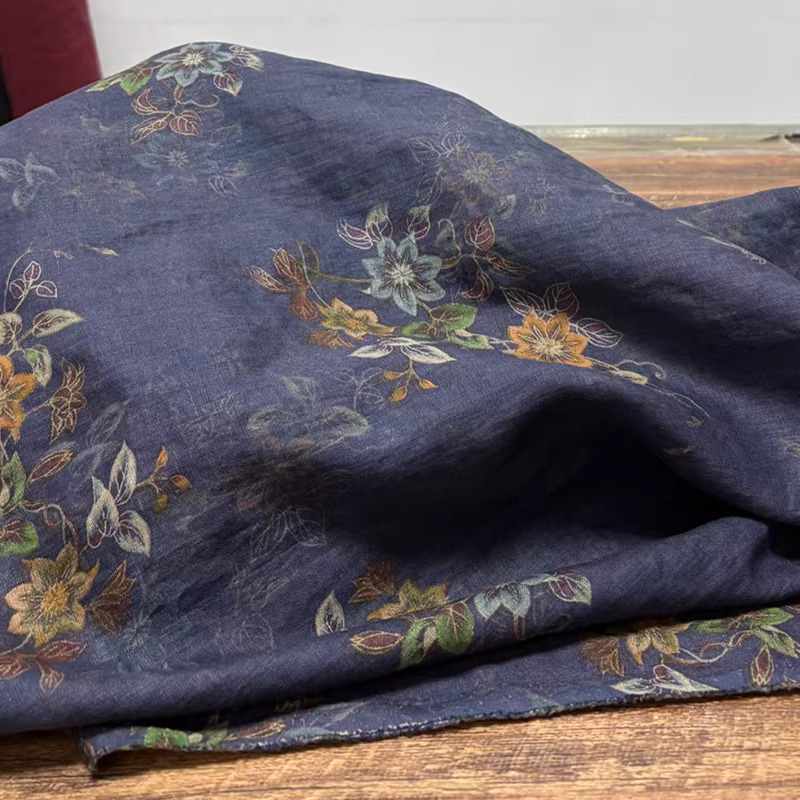 Linen Shirt Breathable - 1 jard wysokiej jakości czystej lnianej