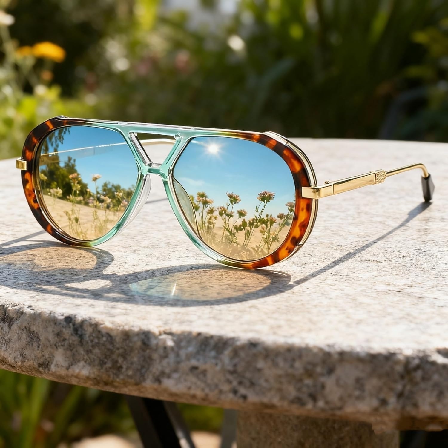 Duże okulary przeciwsłoneczne  – Sunglasses Aviator Polarized recenzja i cena