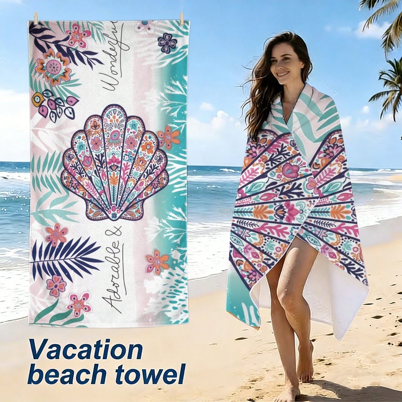 Ręcznik plażowy z mikrofibry w – Beach Towel Large recenzja i cena