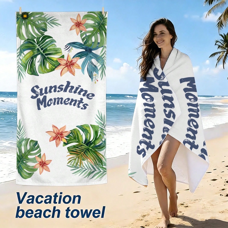 Ręcznik plażowy z mikrofibry w – Beach Towel Large recenzja i cena