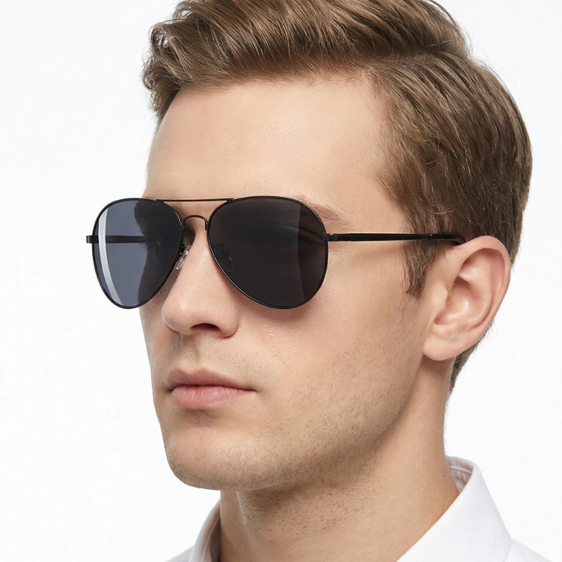 Klasyczne duże okulary przeciw – Sunglasses Aviator Polarized recenzja i cena