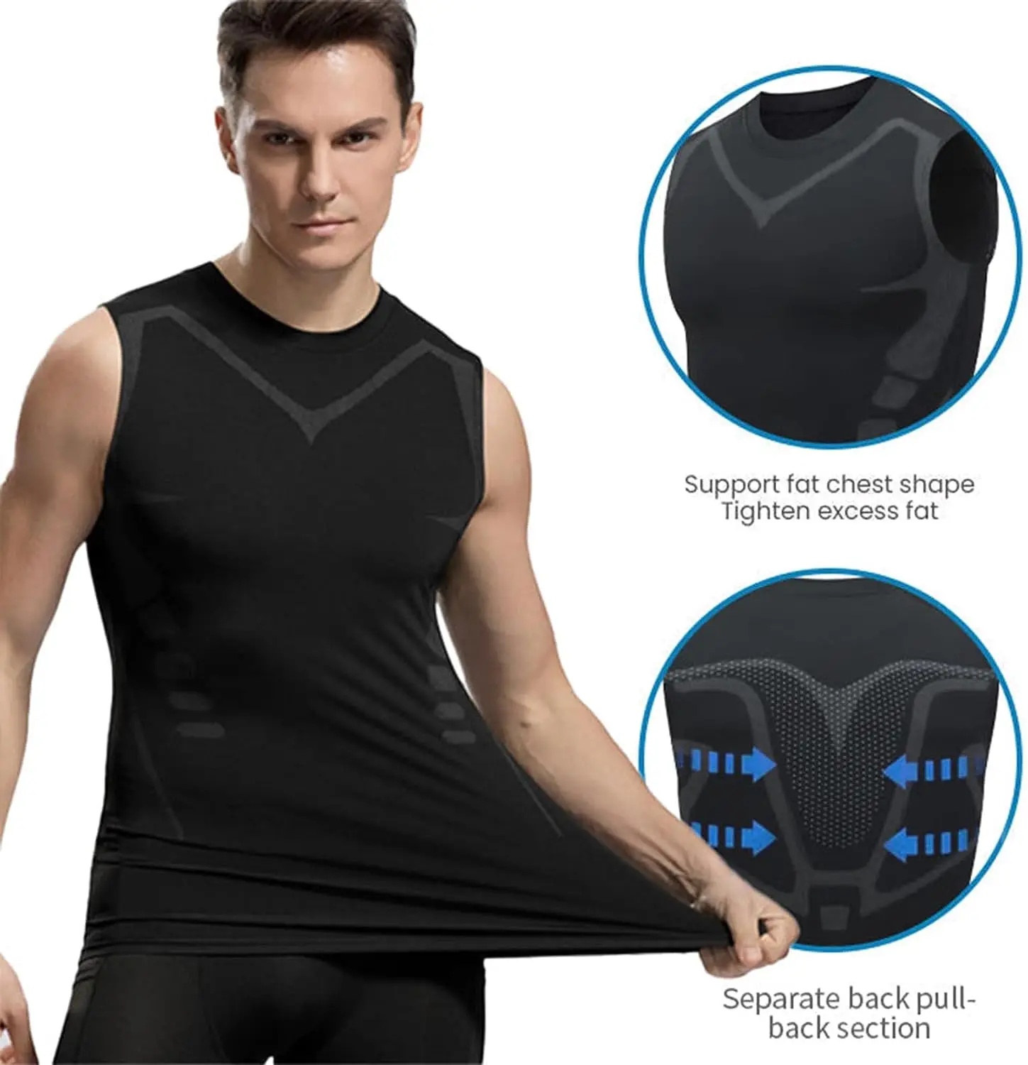 Męska koszulka kompresyjna bez – Tank Top Muscle recenzja i cena