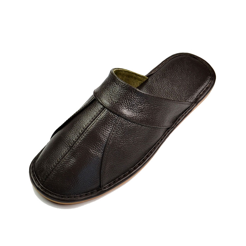 Mntrerm wiosna Slip On kapcie  – Flip Flop Leather Men recenzja i cena