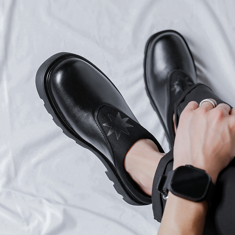 Męskie platformy typu mule, sk – Flip Flop Leather Men recenzja i cena