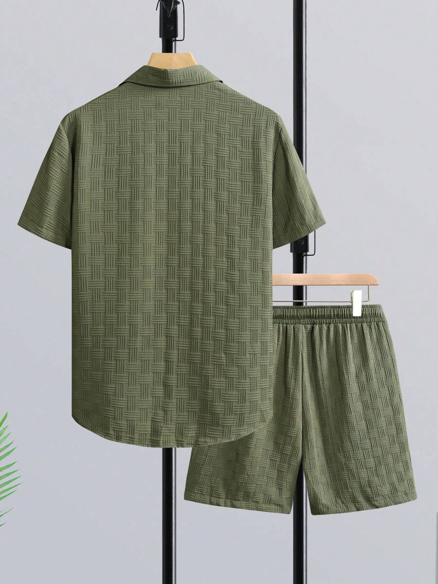 Męski zestaw wakacyjny Genlund – Short Linen Drawstring recenzja i cena
