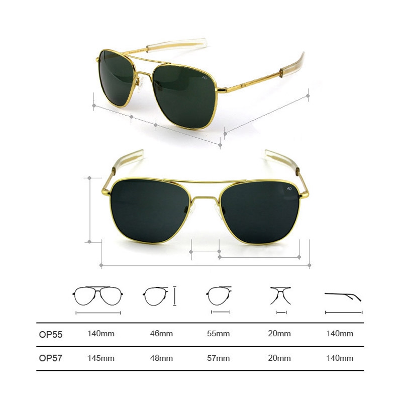 Okulary przeciwsłoneczne AO z  – Sunglasses Aviator Polarized recenzja i cena