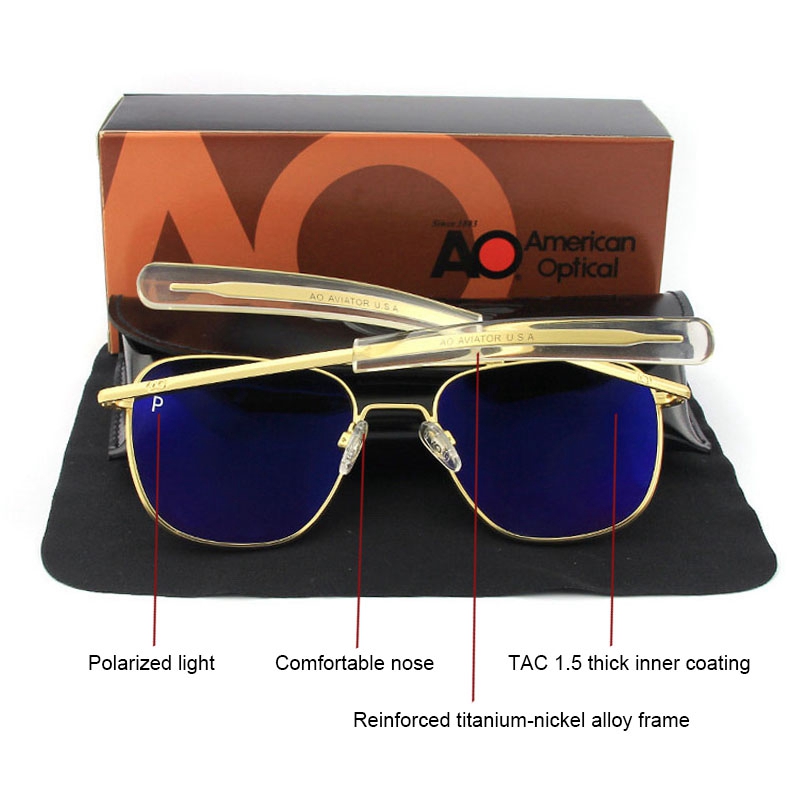Okulary przeciwsłoneczne AO z  – Sunglasses Aviator Polarized recenzja i cena