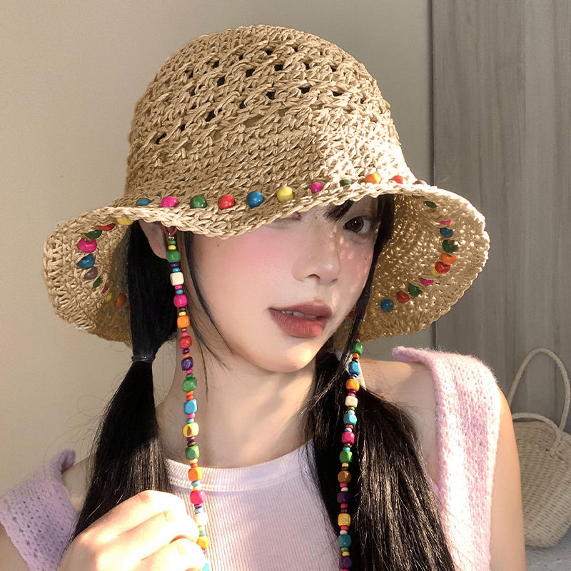 Retro Wszechstronny ażurowy ka – Bucket Hat Straw recenzja i cena