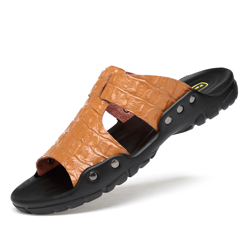 Skórzane Sandały Męskie Wygodn – Flip Flop Leather Men recenzja i cena