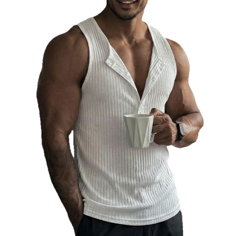 Sportowy top bez rękawów, jedn – Tank Top Muscle recenzja i cena
