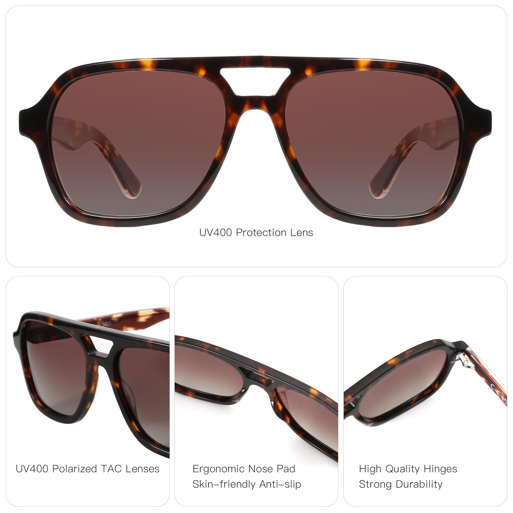 Okulary przeciwsłoneczne męski – Sunglasses Aviator Polarized recenzja i cena